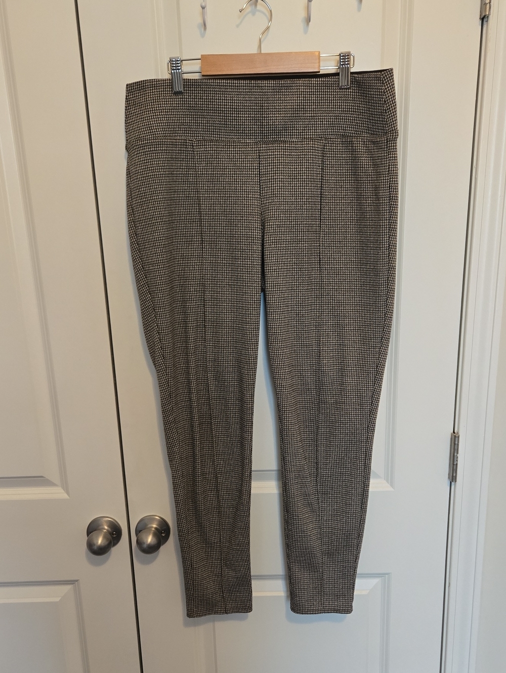 Nine West Houndstooth Skinny Ankle Leggings